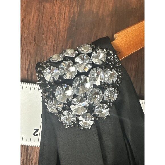 12 Calvin Klein One Shoulder Diamond Style Crest Dress CD1J1KE8 Women 12 NEW NWT - Picture 2 of 7